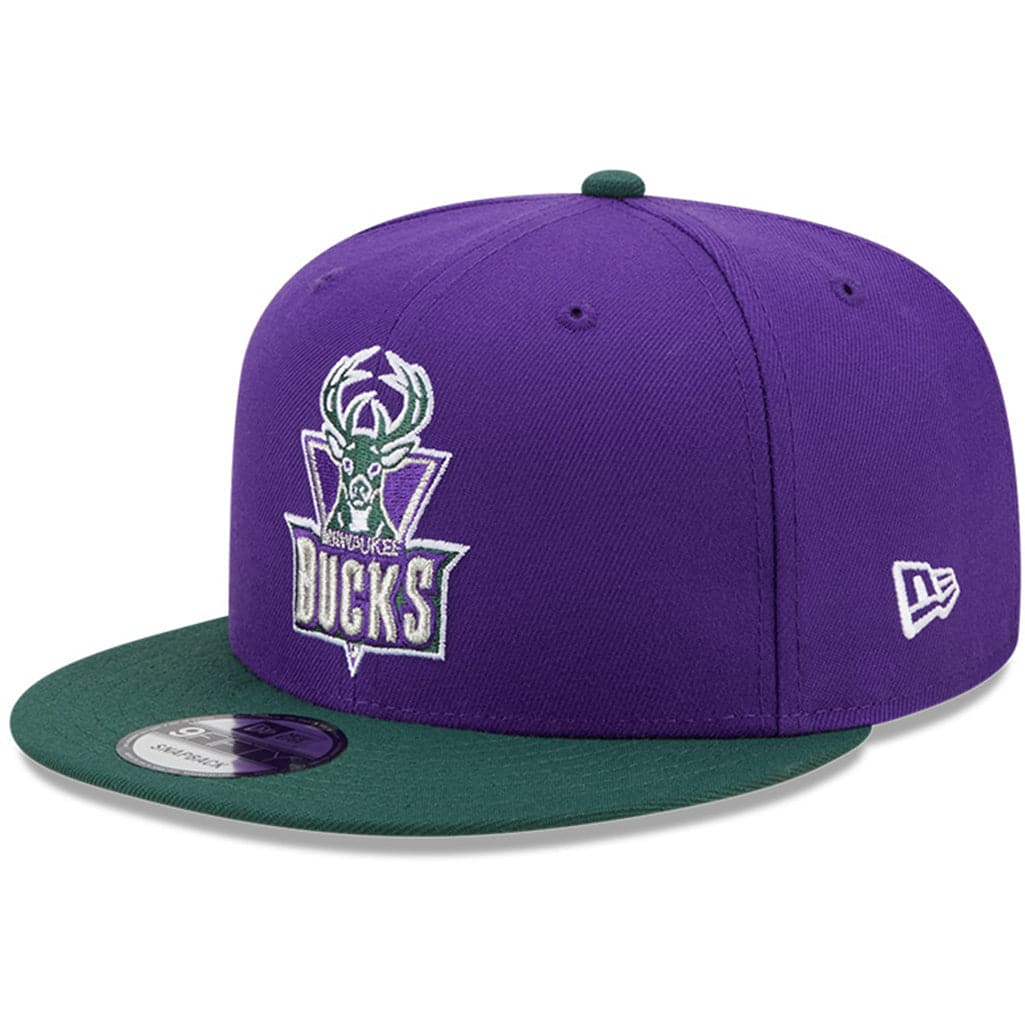 New Era Caps Milwaukee Bucks New Era NBA 22-23 Classic Edition 9FIFTY Snapback Hat - Purple