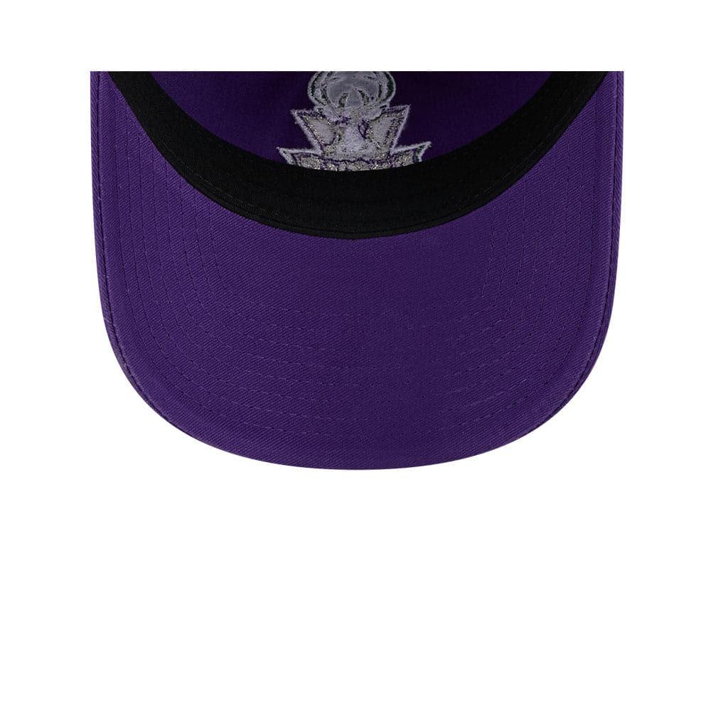 New Era Caps Milwaukee Bucks New Era NBA 22-23 Classic Edition 9TWENTY Strapback Hat - Purple