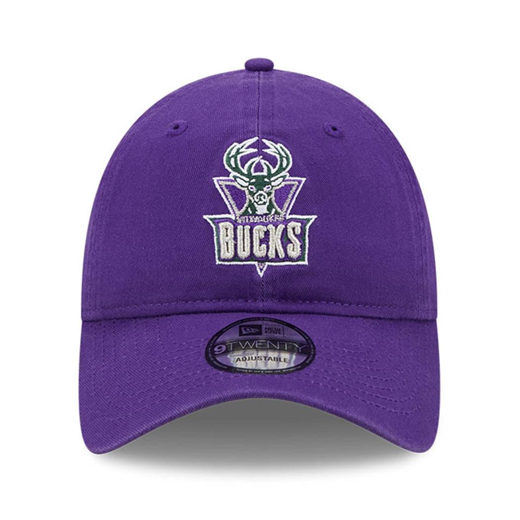 New Era Caps Milwaukee Bucks New Era NBA 22-23 Classic Edition 9TWENTY Strapback Hat - Purple