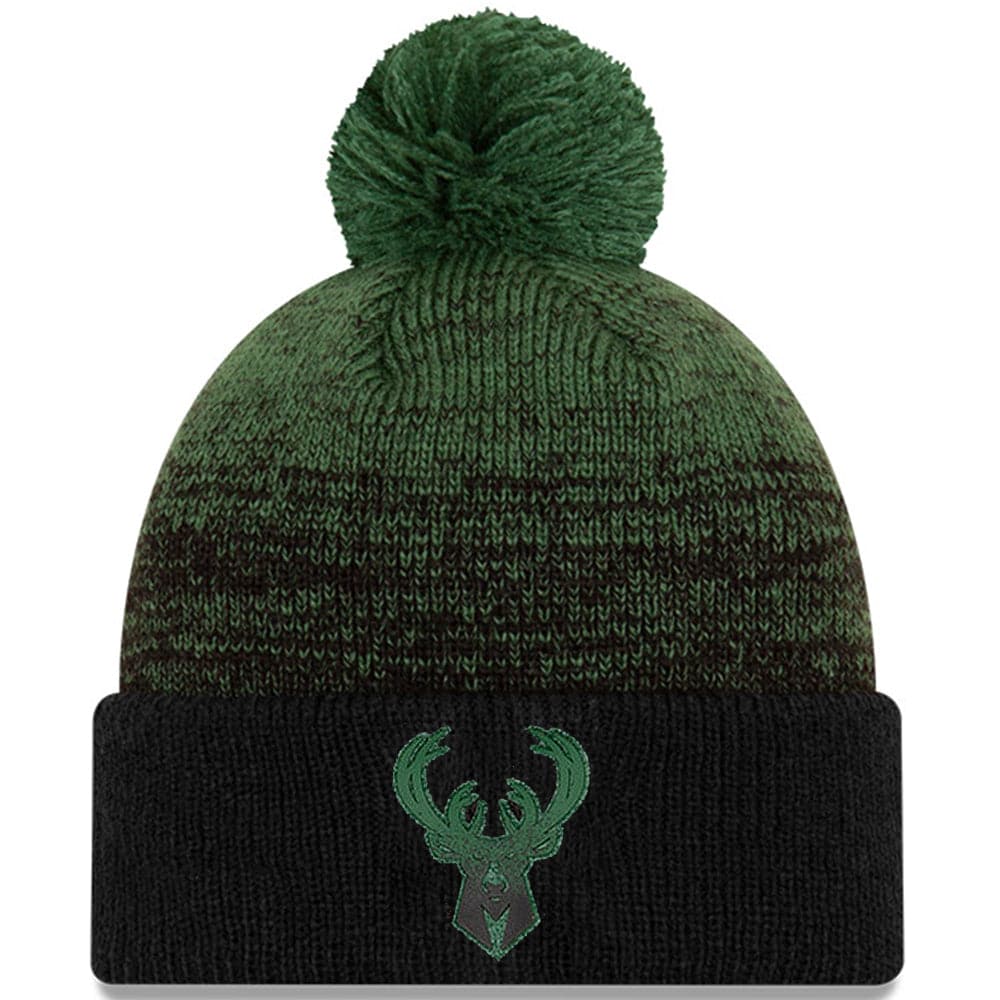 New Era Beanies Milwaukee Bucks New Era NBA Back Half Knit Beanie - Green