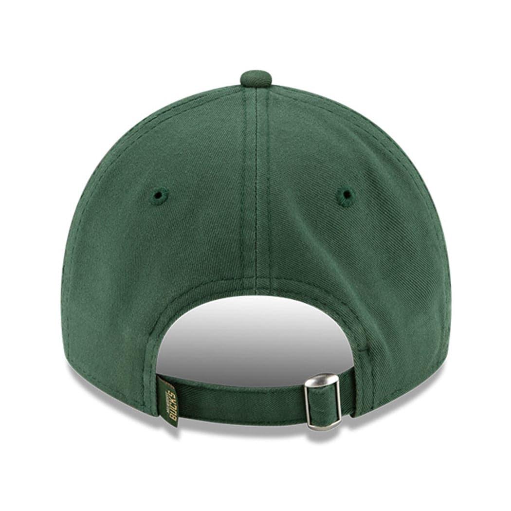 New Era Caps Milwaukee Bucks New Era NBA Ligature 9TWENTY Curved Hat - Green