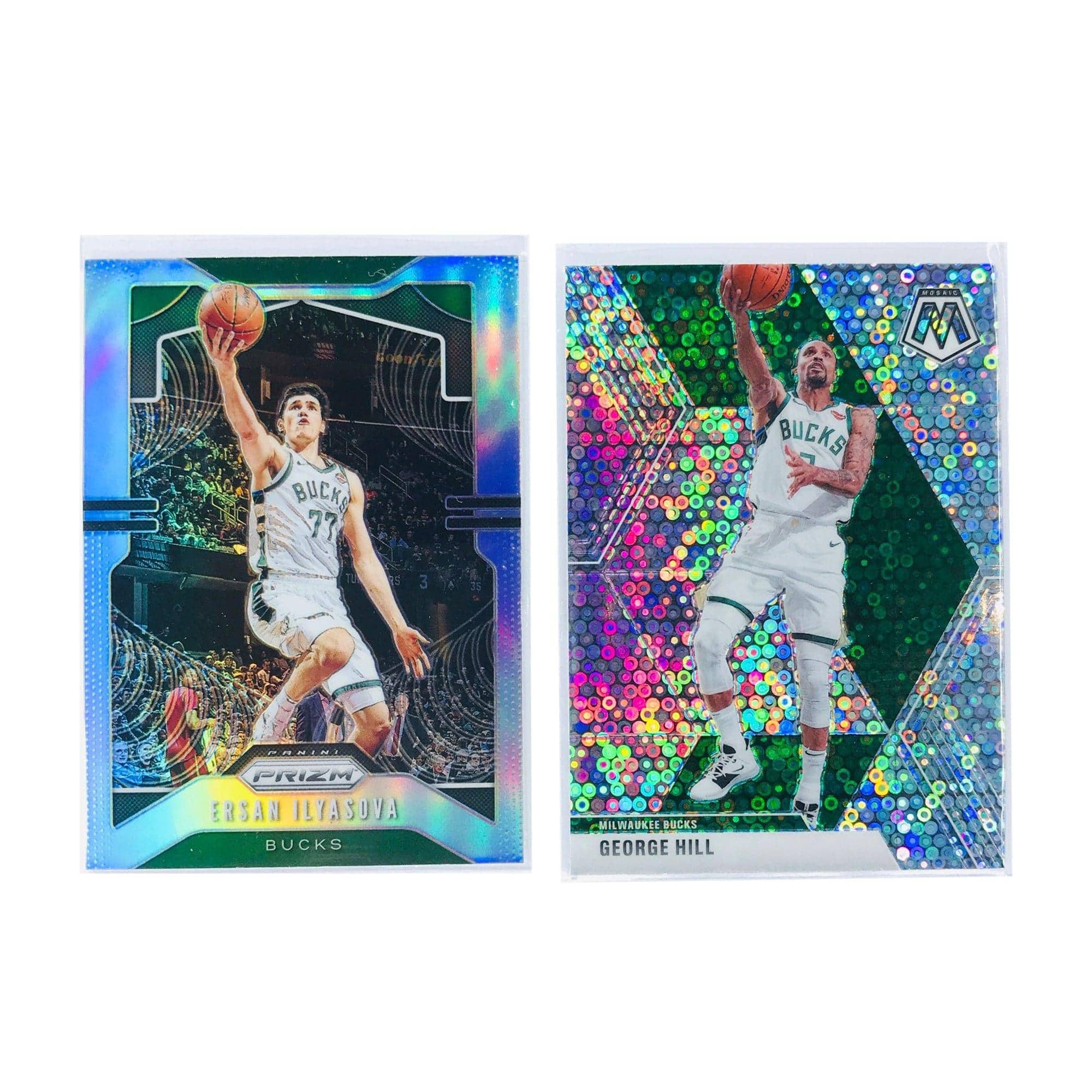 Panini Cards Milwaukee Bucks Panini NBA 2 Prizm Silver Parallel Card Set