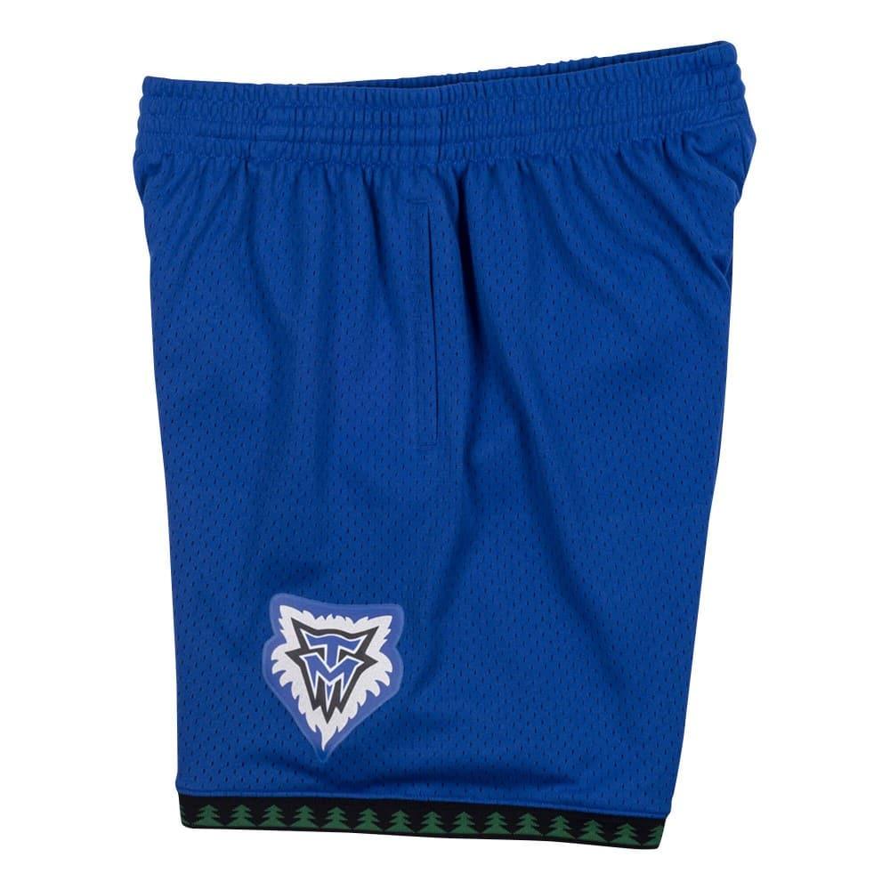 Mitchell And Ness Shorts Minnesota Timberwolves Mitchell & Ness NBA 96-97 Road Swingman Shorts - Blue