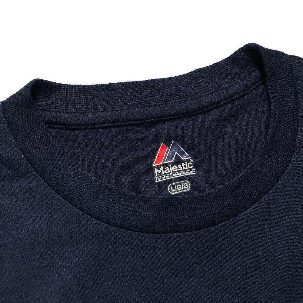 Majestic Athletic T-Shirts Minnesota Twins Majestic MLB Logo T-Shirt - Navy