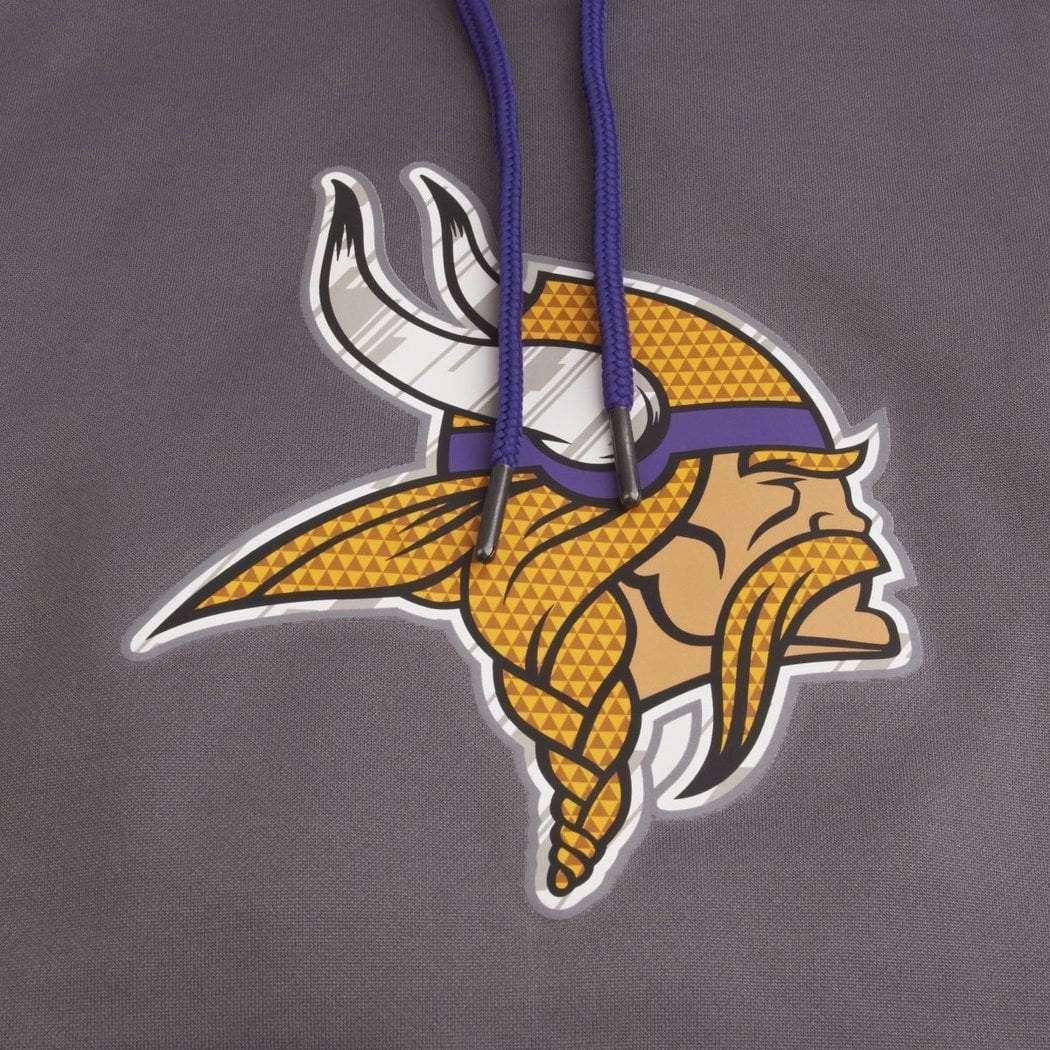 Majestic Athletic Jumpers Minnesota Vikings Majestic NFL Armor Performance Hoodie Jumper - Grey