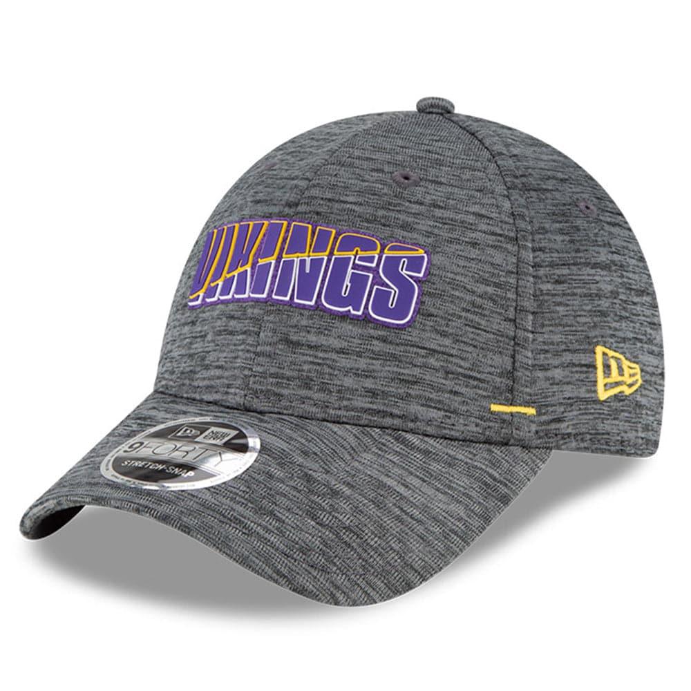 New Era Caps Minnesota Vikings New Era NFL 2020 Summer Sideline 9FORTY Snapback Curve Hat - Heather