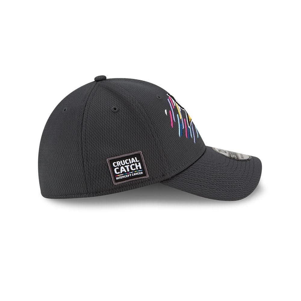 New Era Caps Minnesota Vikings New Era NFL 2021 Crucial Catch 39THIRTY Flex Fit Hat - Steel