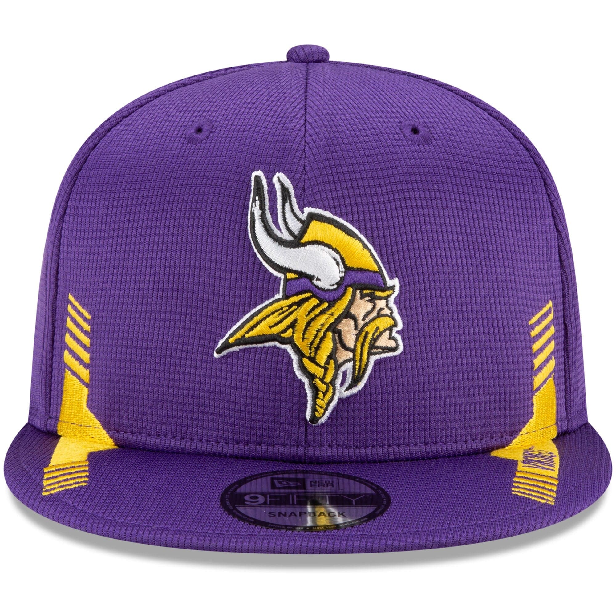 New Era Caps Minnesota Vikings New Era NFL 2021 Sideline Home 9FIFTY Snapback Hat - Purple