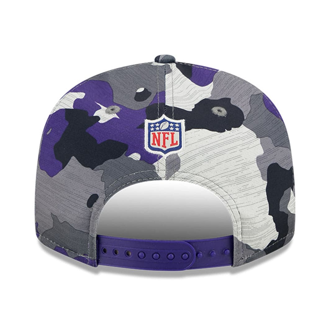 New Era Caps Minnesota Vikings New Era NFL 22 Training Camp 9FIFTY Snapback Hat - Camo