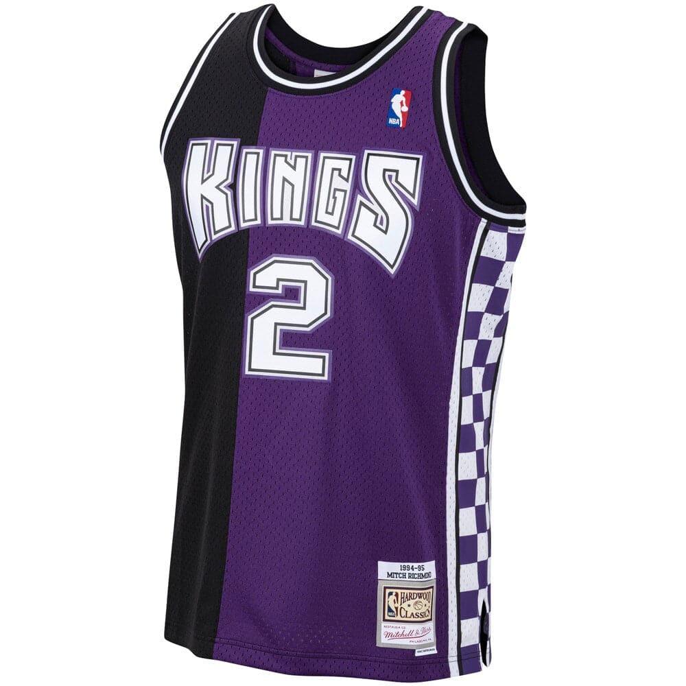Mitchell And Ness Jerseys Mitch Richmond Sacramento Kings 94-95 Road Mitchell & Ness NBA Swingman Jersey - Purple