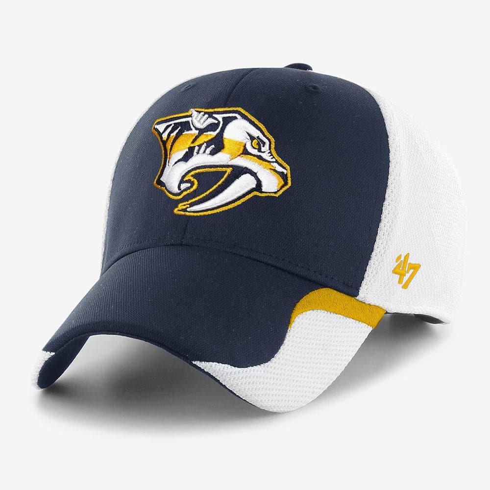 47 Brand Caps Nashville Predators '47 NHL Bracken Mesh Performance MVP Adjustable Curve Hat