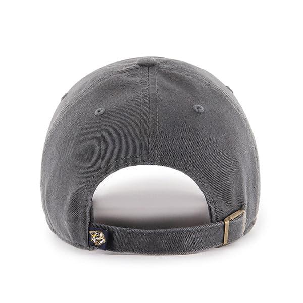 47 Brand Caps Nashville Predators '47 NHL Team Clean Up Strapback Hat - Charcoal