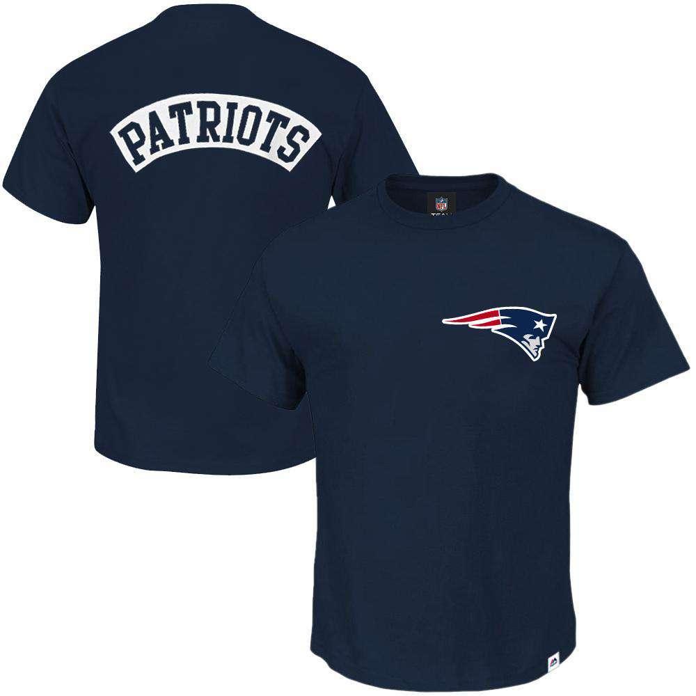 Majestic Athletic T-Shirts New England Patriots Majestic NFL Finter T-Shirt - Navy