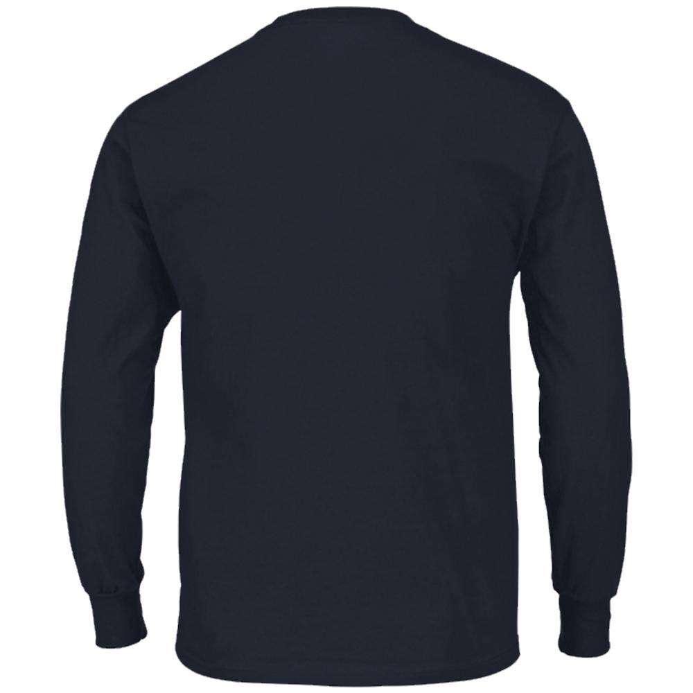 Majestic Athletic Long Sleeve Tees New England Patriots Majestic NFL Flex Long Sleeve T-Shirt - Navy