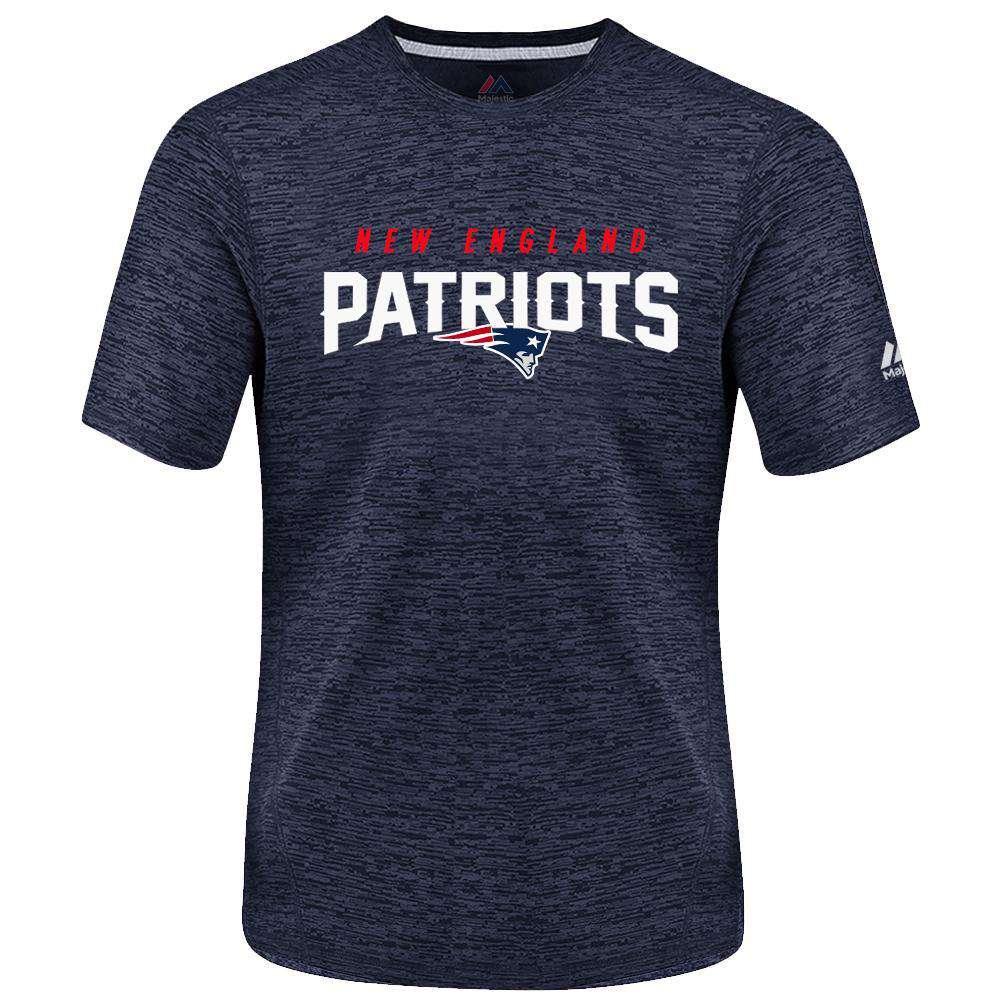 Majestic Athletic T-Shirts New England Patriots Majestic NFL Ultra Streak Performance T-Shirt - Navy