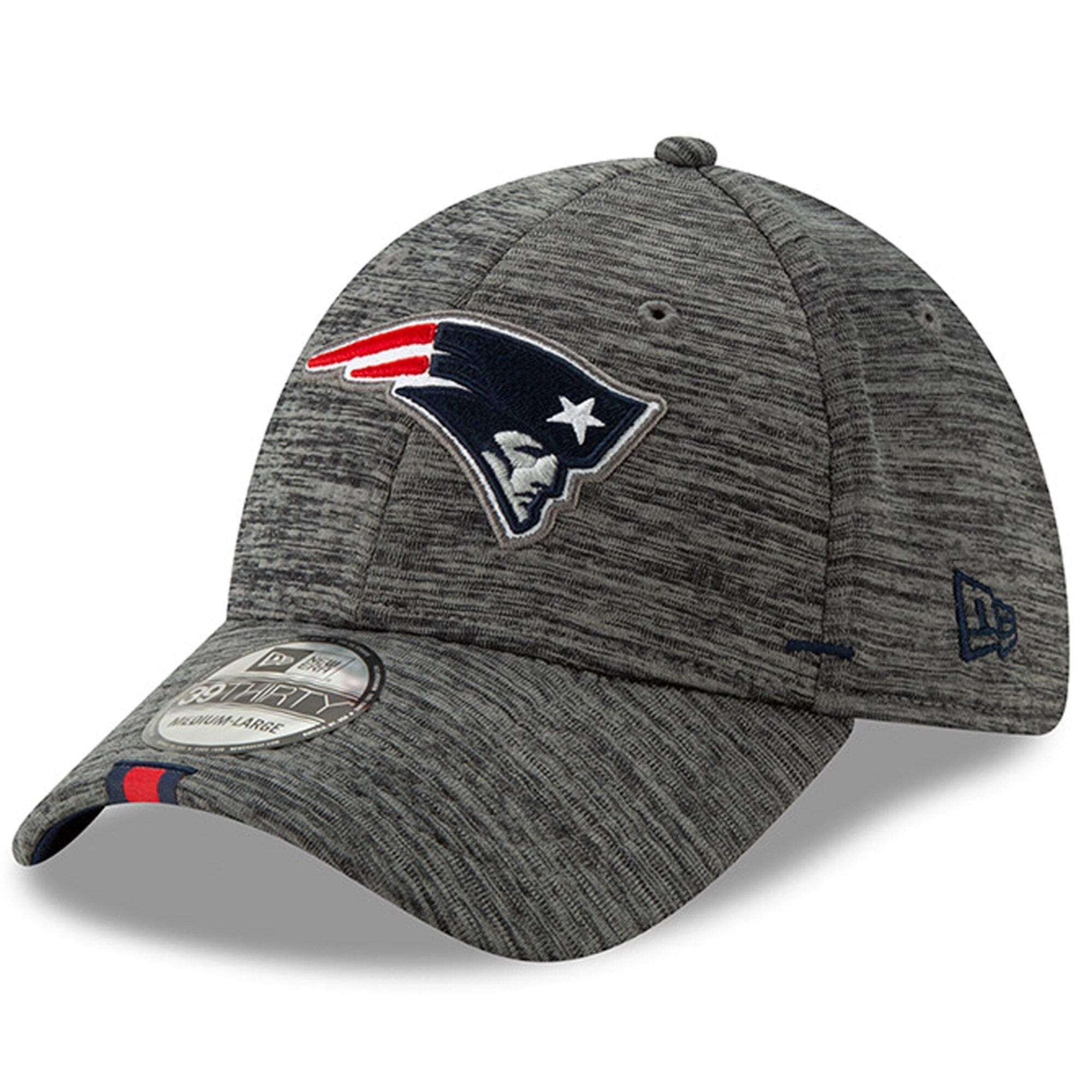 New Era Caps New England Patriots New Era 2019 NFL Training Camp 39THIRTY Stretch-Fit Hat - Graphite