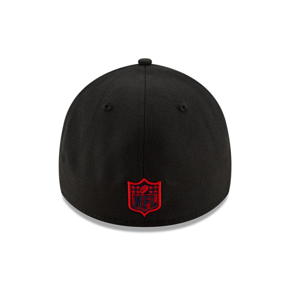 New Era Caps New England Patriots New Era NFL 2020 Draft 39THIRTY Flex Fit Curve Hat - Black
