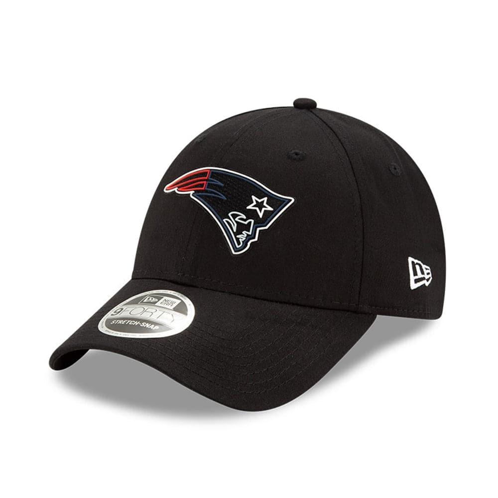 New Era Caps New England Patriots New Era NFL 2020 Draft 9FORTY Stretch Snapback Curve Hat - Black
