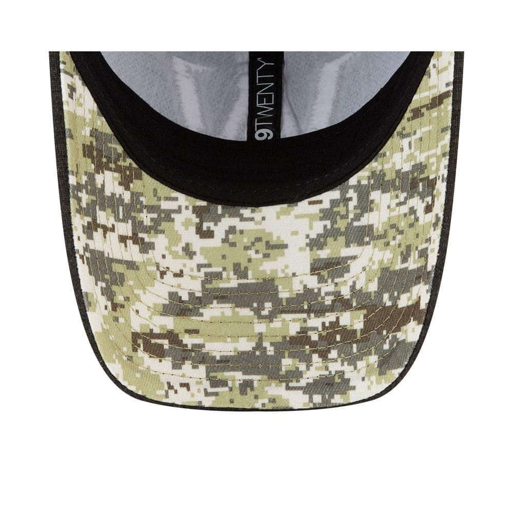 New Era Caps New England Patriots New Era NFL 2020 Salute To Service 9TWENTY Curve Hat - Black