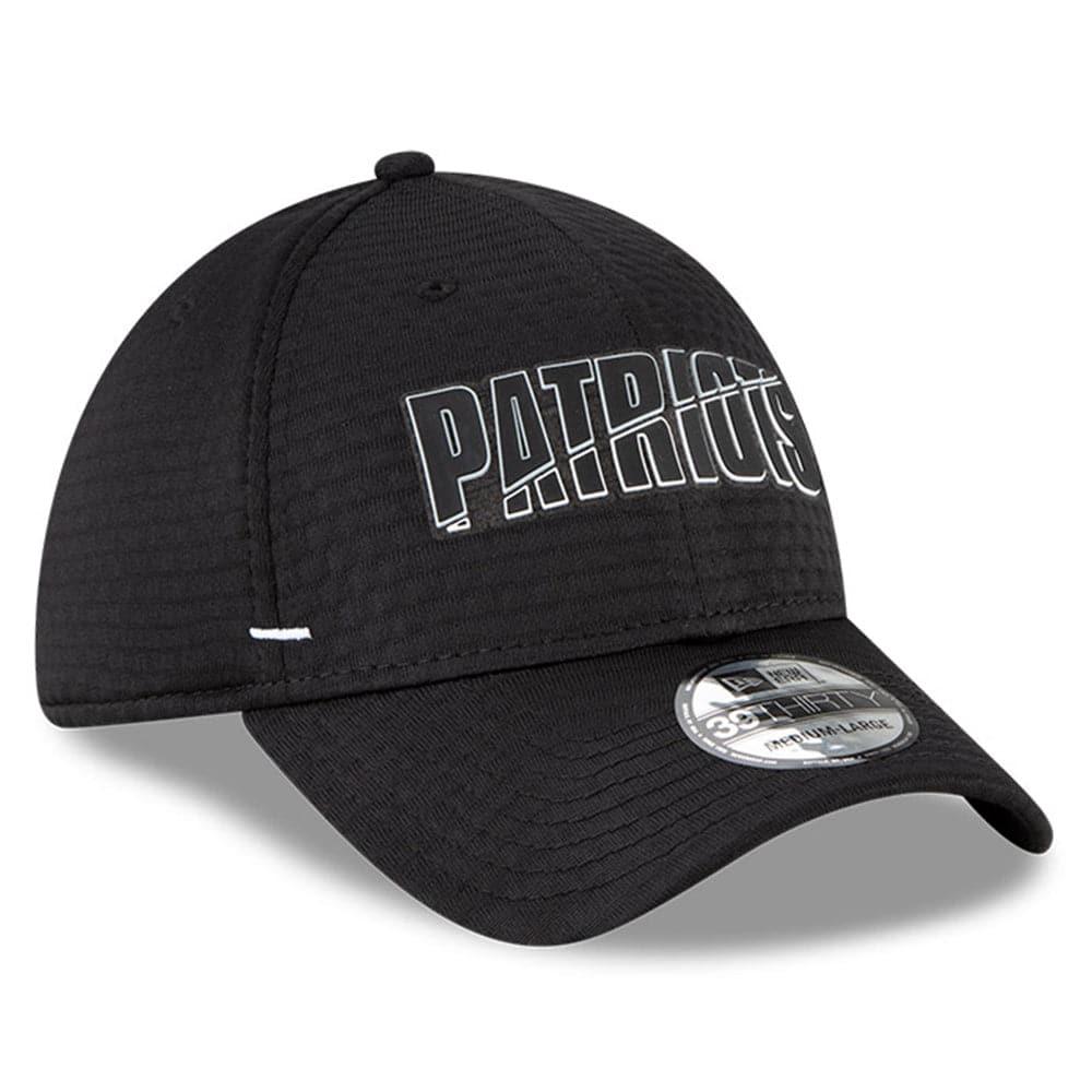 New Era Caps New England Patriots New Era NFL 2020 Summer Sideline 39THIRTY Flex Fit Curve Hat - Black