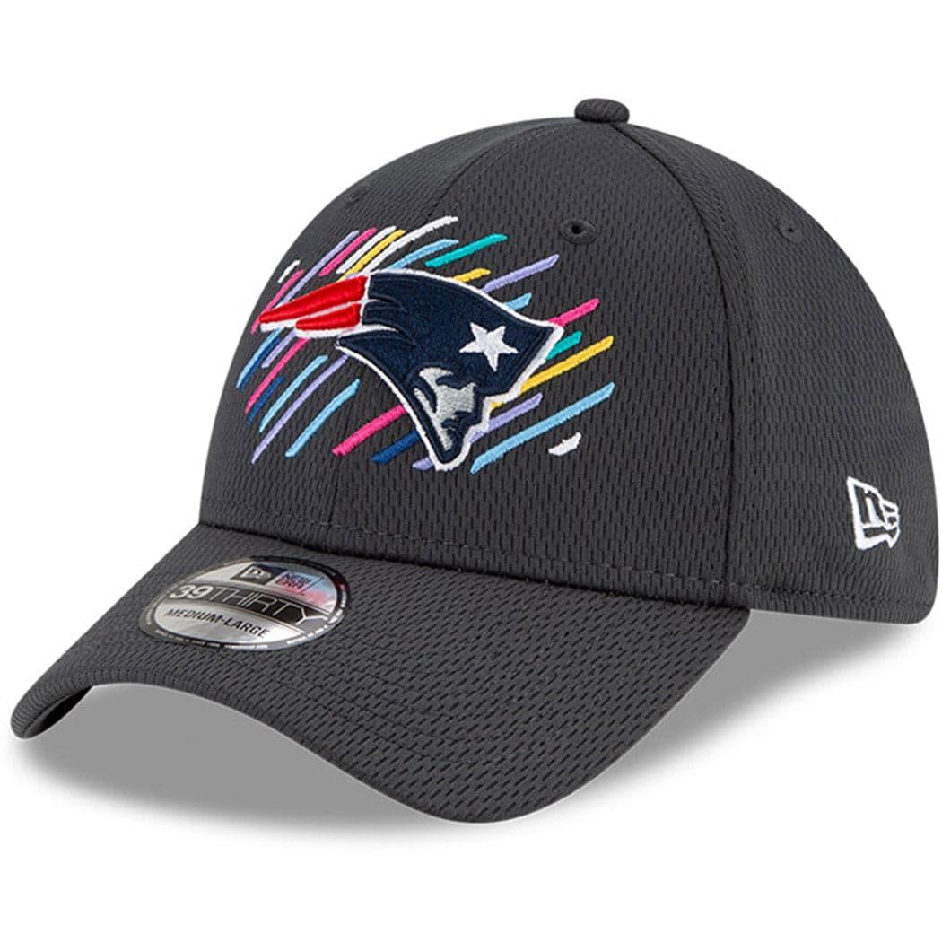New Era Caps New England Patriots New Era NFL 2021 Crucial Catch 39THIRTY Flex Fit Hat - Steel