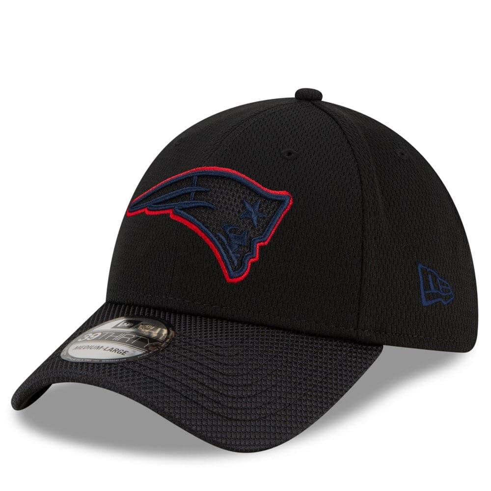 New Era Caps New England Patriots New Era NFL 2021 Sideline Road 39THIRTY Flex Fit Hat - Navy