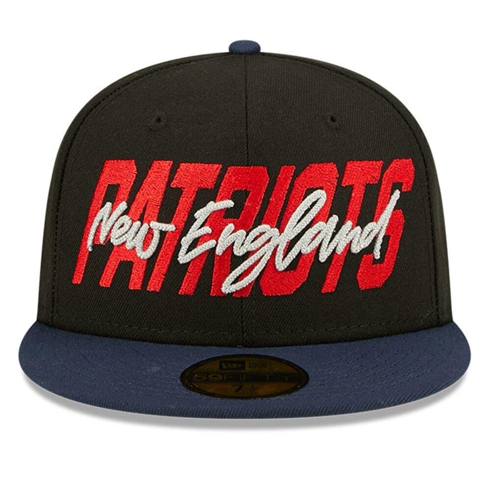 New Era Caps New England Patriots New Era NFL 2022 Draft On-Stage 59FIFTY Fitted Hat - Black
