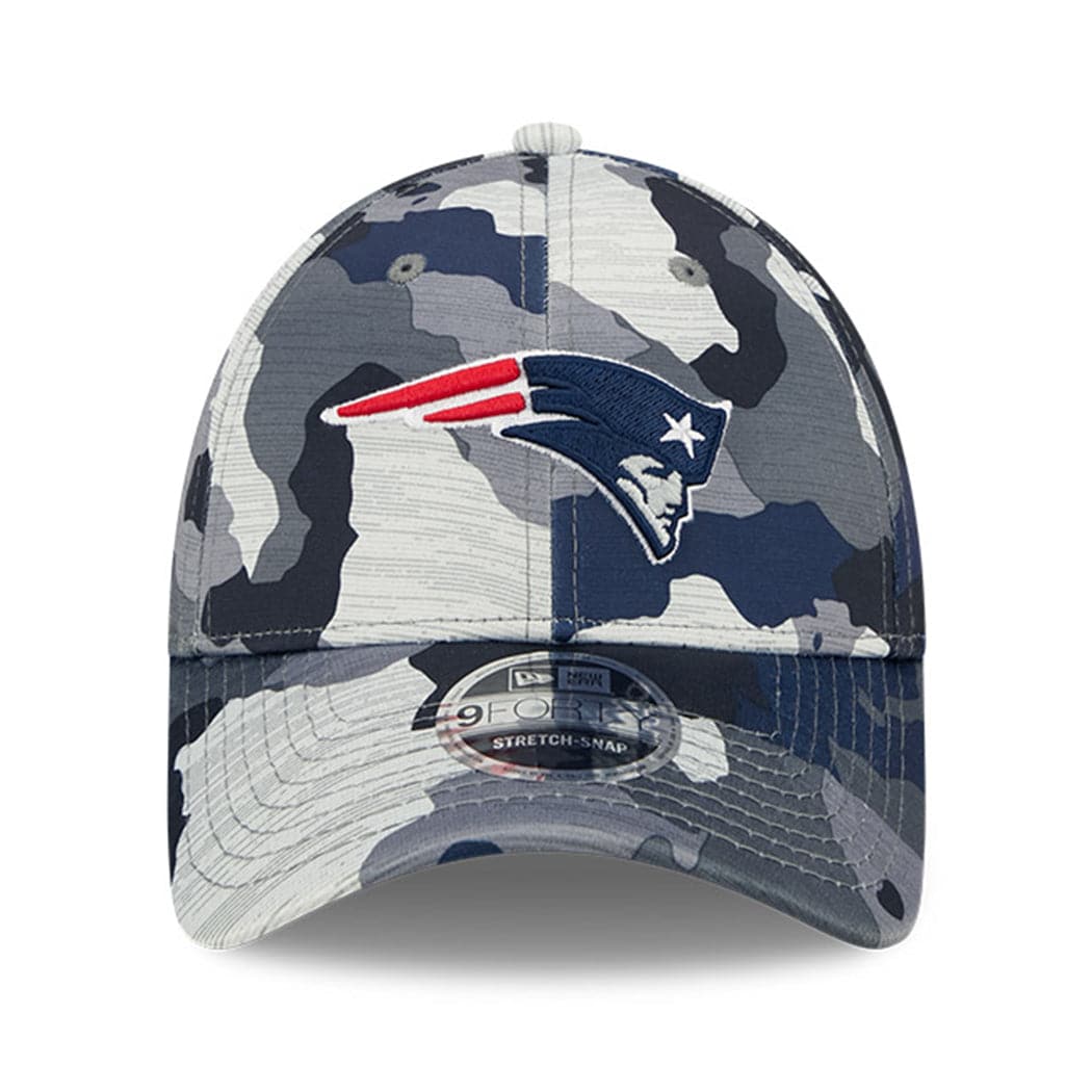New Era Caps New England Patriots New Era NFL 22 Training Camp 9FORTY Stretch Snap Hat - Camo