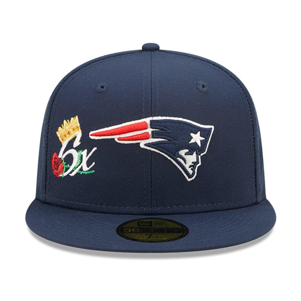 New Era Caps New England Patriots New Era NFL Crown Champs 59FIFTY Fitted Hat - Navy
