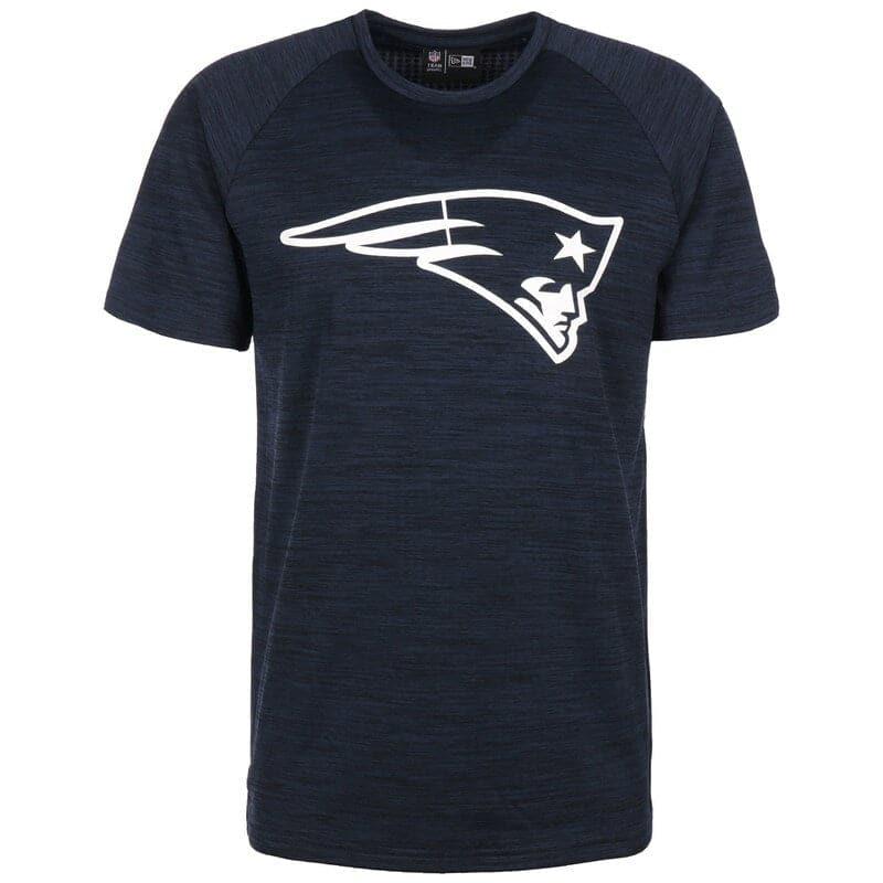 New Era T-Shirts New England Patriots New Era NFL Engineered Performance Raglan T-Shirt - Navy