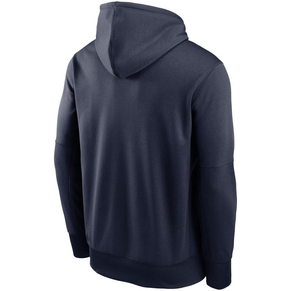 Nike Jumpers New England Patriots Nike NFL Prime Logo Therma Hoodie Jumper - College Navy