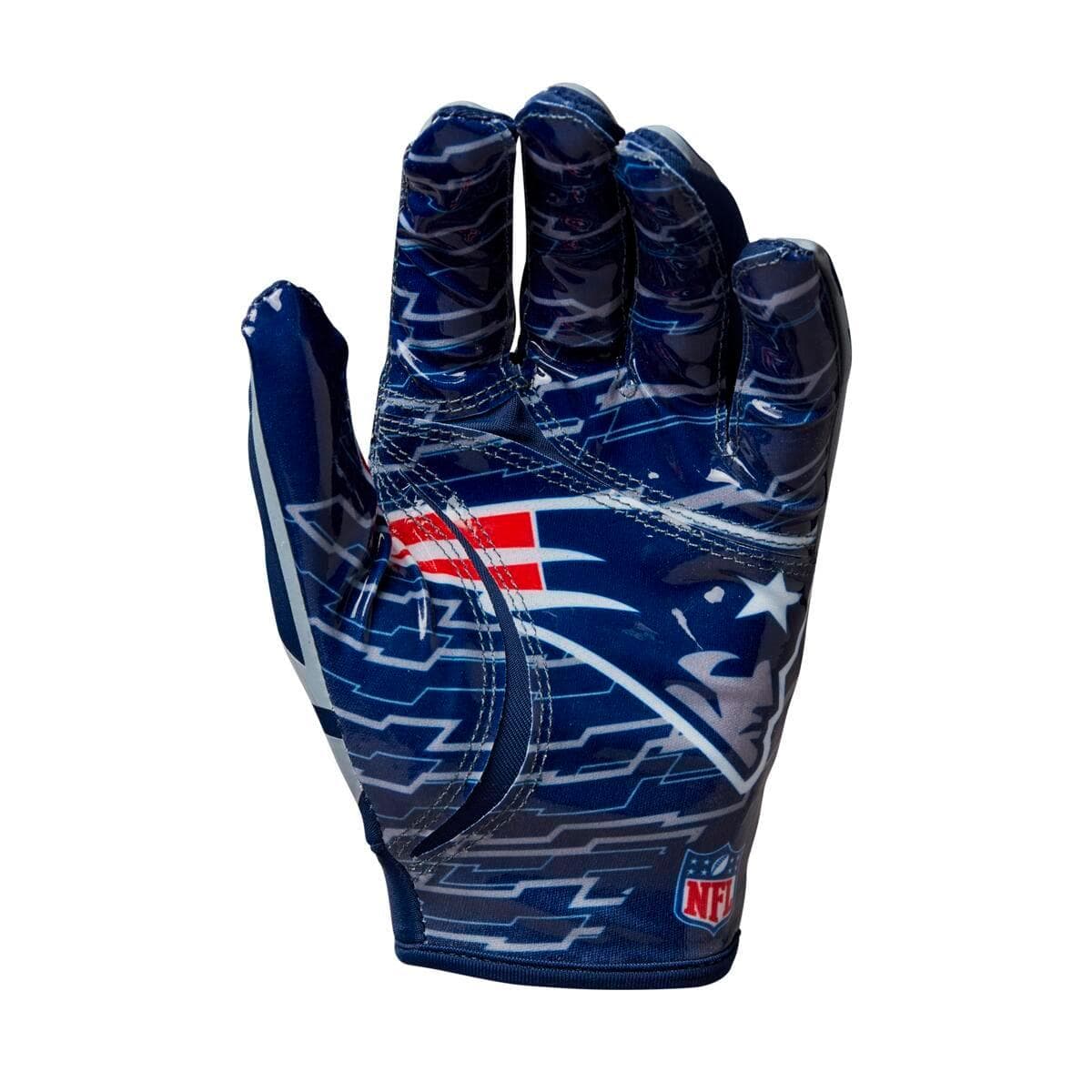 Wilson Sporting Goods Gloves New England Patriots Wilson NFL Team Stretch Fit Receiver Gloves