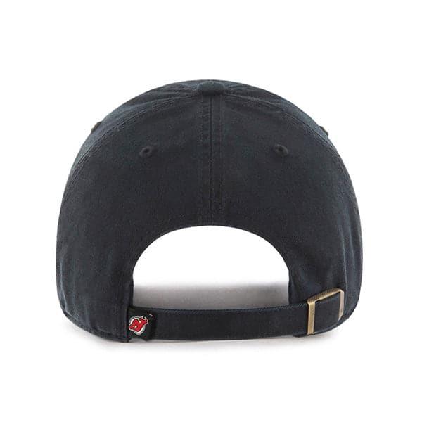 47 Brand Caps New Jersey Devils ‘47 NHL Team Clean Up Strapback Hat - Black