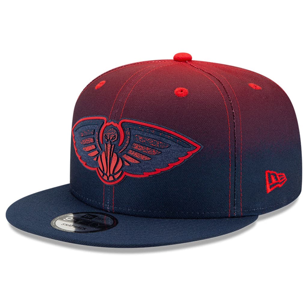 New Era Caps New Orleans Pelicans New Era NBA 2021 Back Half 9FIFTY Snapback Hat - Red