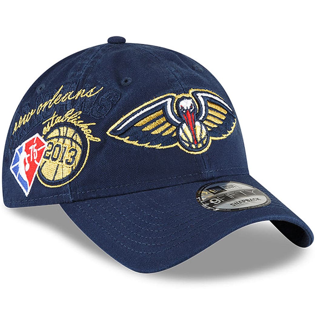New Era Caps New Orleans Pelicans New Era NBA 21-22 Back Half 9TWENTY Hat - Navy