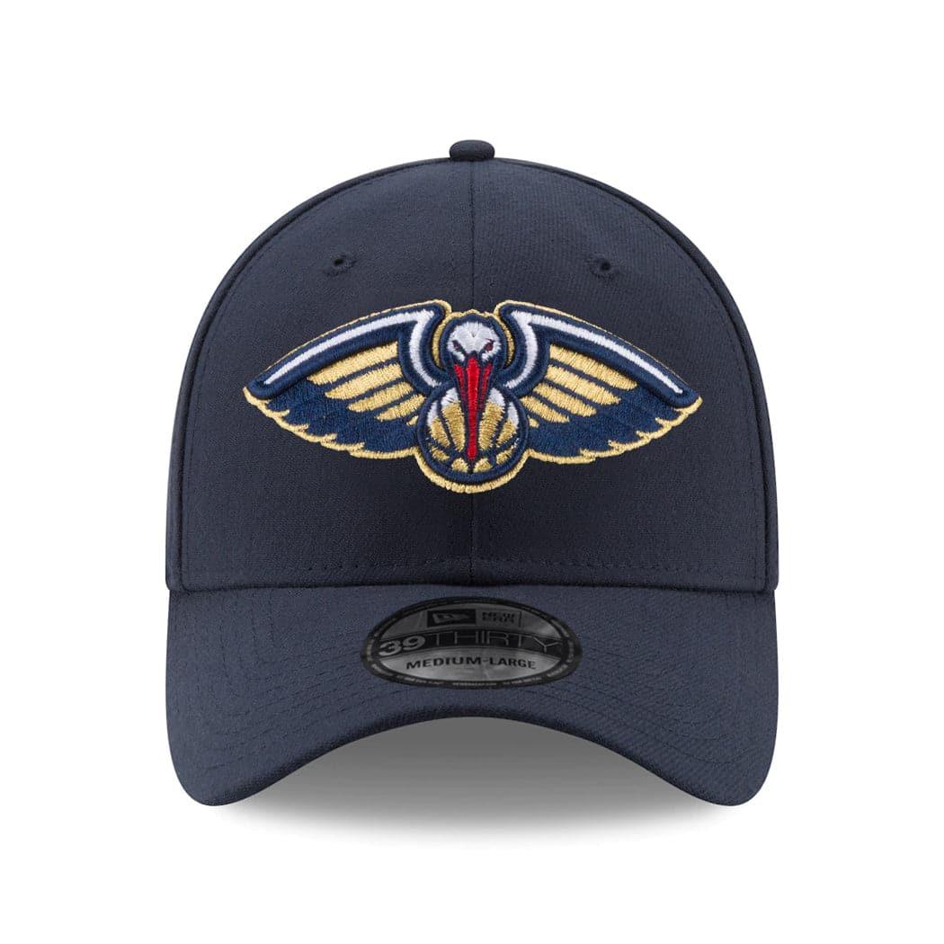 New Era Caps New Orleans Pelicans New Era NBA Team 39THIRTY Flex Fit Curve Hat - Navy