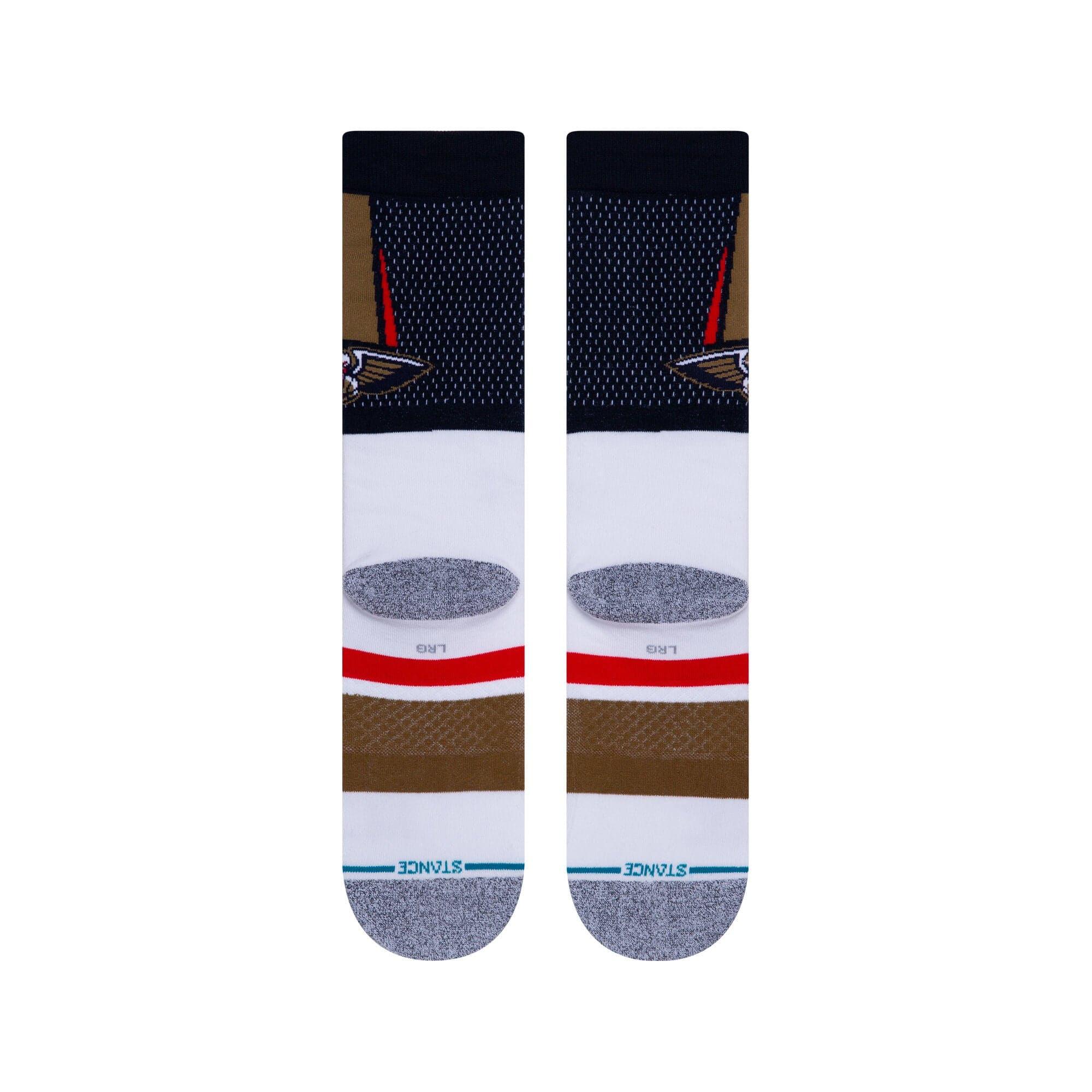 Stance Socks New Orleans Pelicans Stance NBA Shortcut 2 Crew Socks - Navy