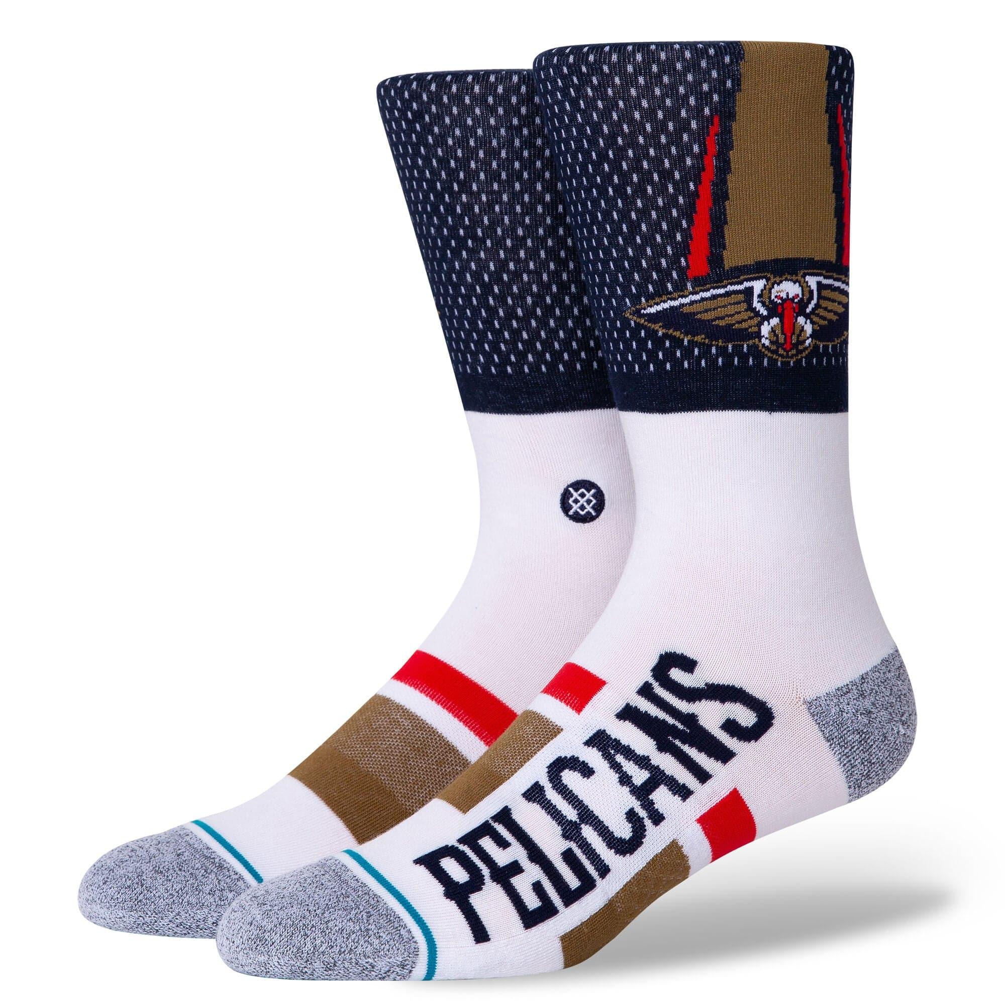 Stance Socks New Orleans Pelicans Stance NBA Shortcut 2 Crew Socks - Navy