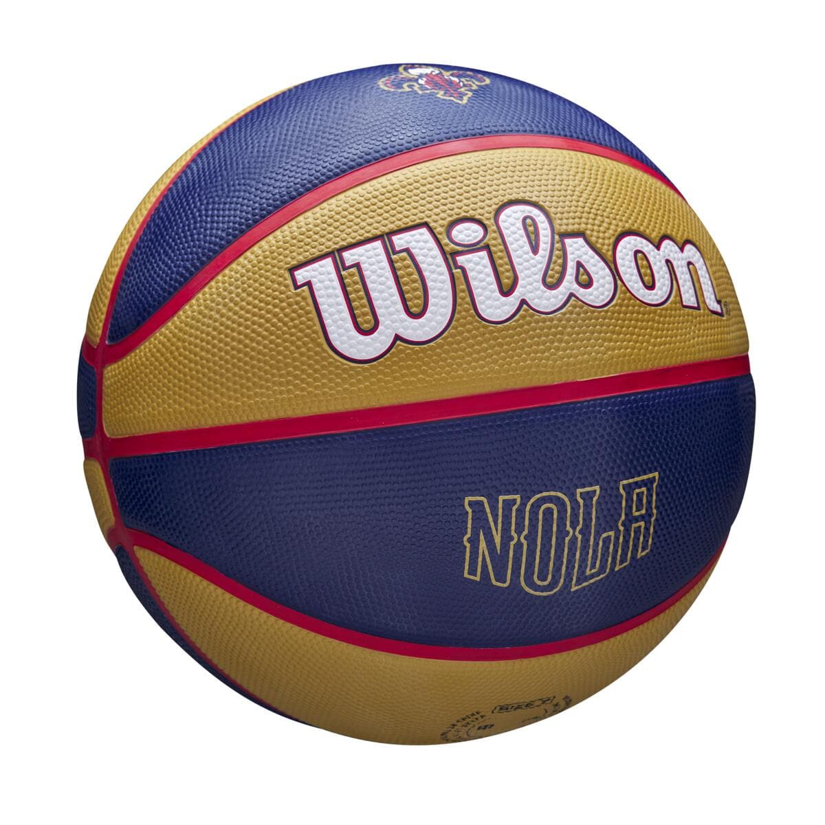 Wilson Sporting Goods Balls New Orleans Pelicans Wilson NBA 21-22 City Edition Full Size Basketball Ball - Size 7