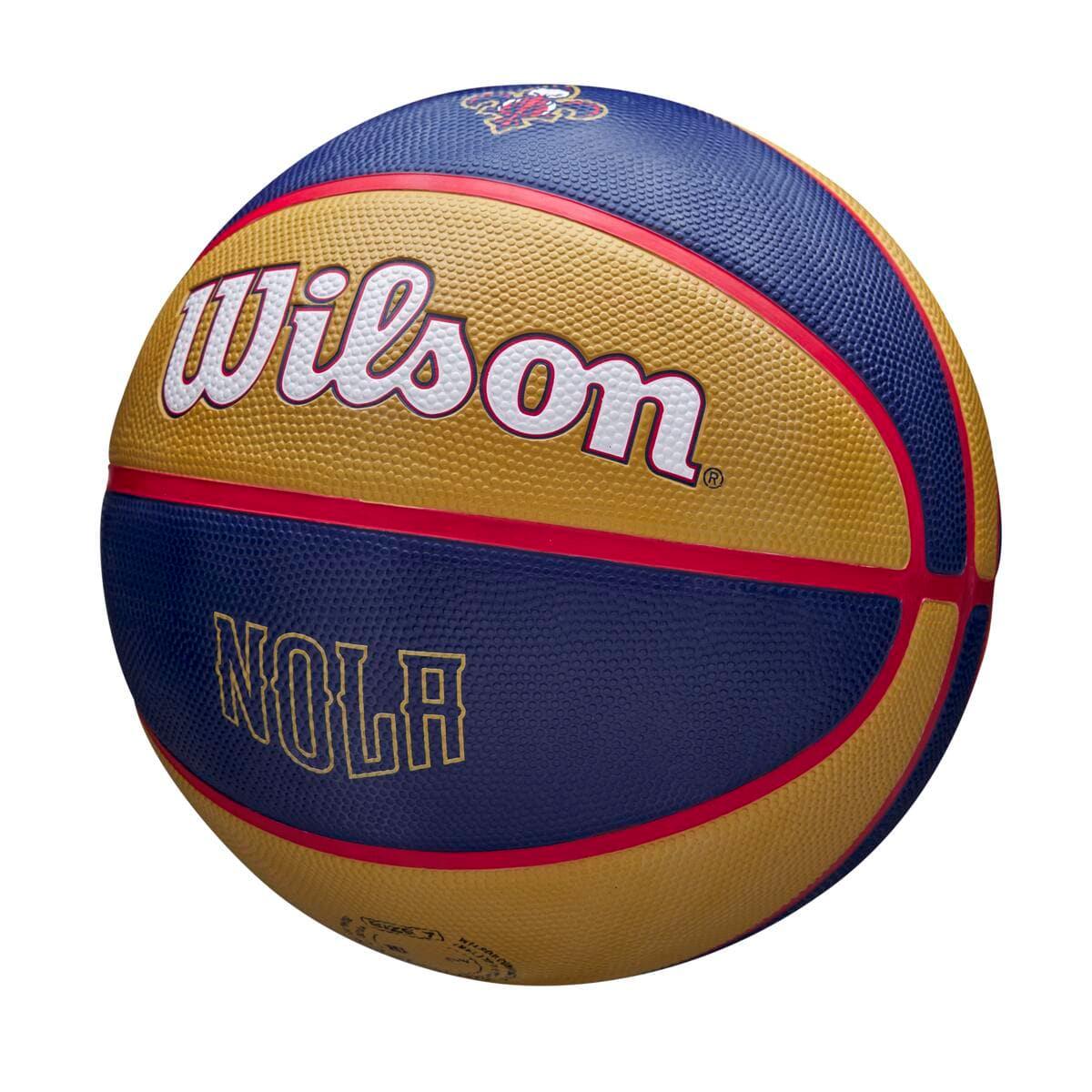 Wilson Sporting Goods Balls New Orleans Pelicans Wilson NBA 21-22 City Edition Full Size Basketball Ball - Size 7