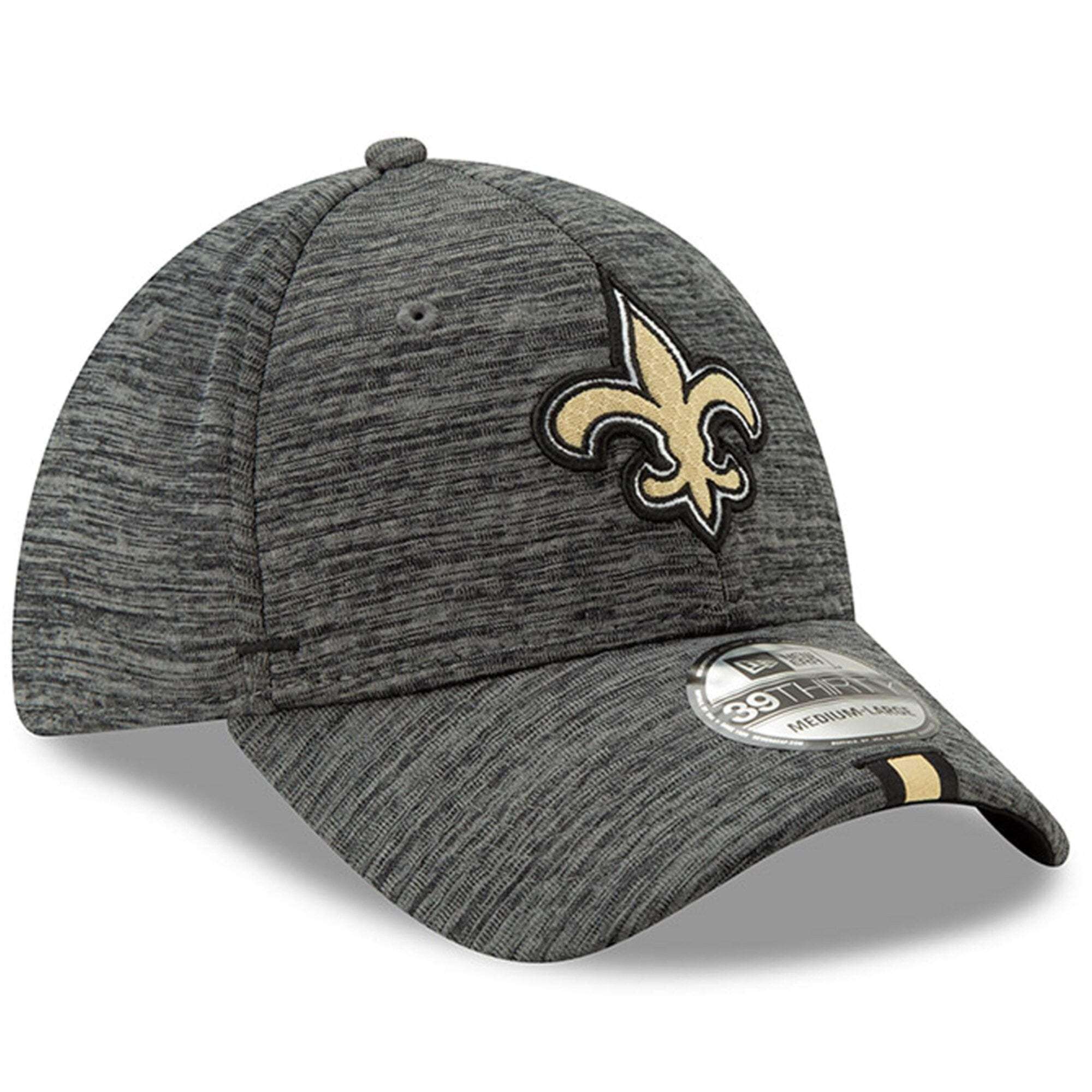 New Era Caps New Orleans Saints New Era 2019 NFL Training Camp 39THIRTY Stretch-Fit Hat - Graphite