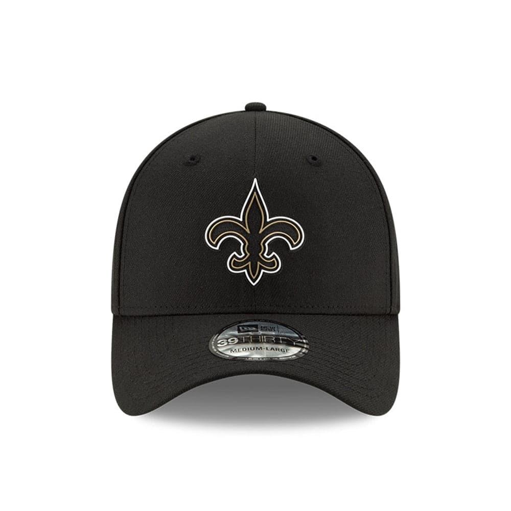 New Era Caps New Orleans Saints New Era NFL 2020 Draft 39THIRTY Flex Fit Curve Hat - Black
