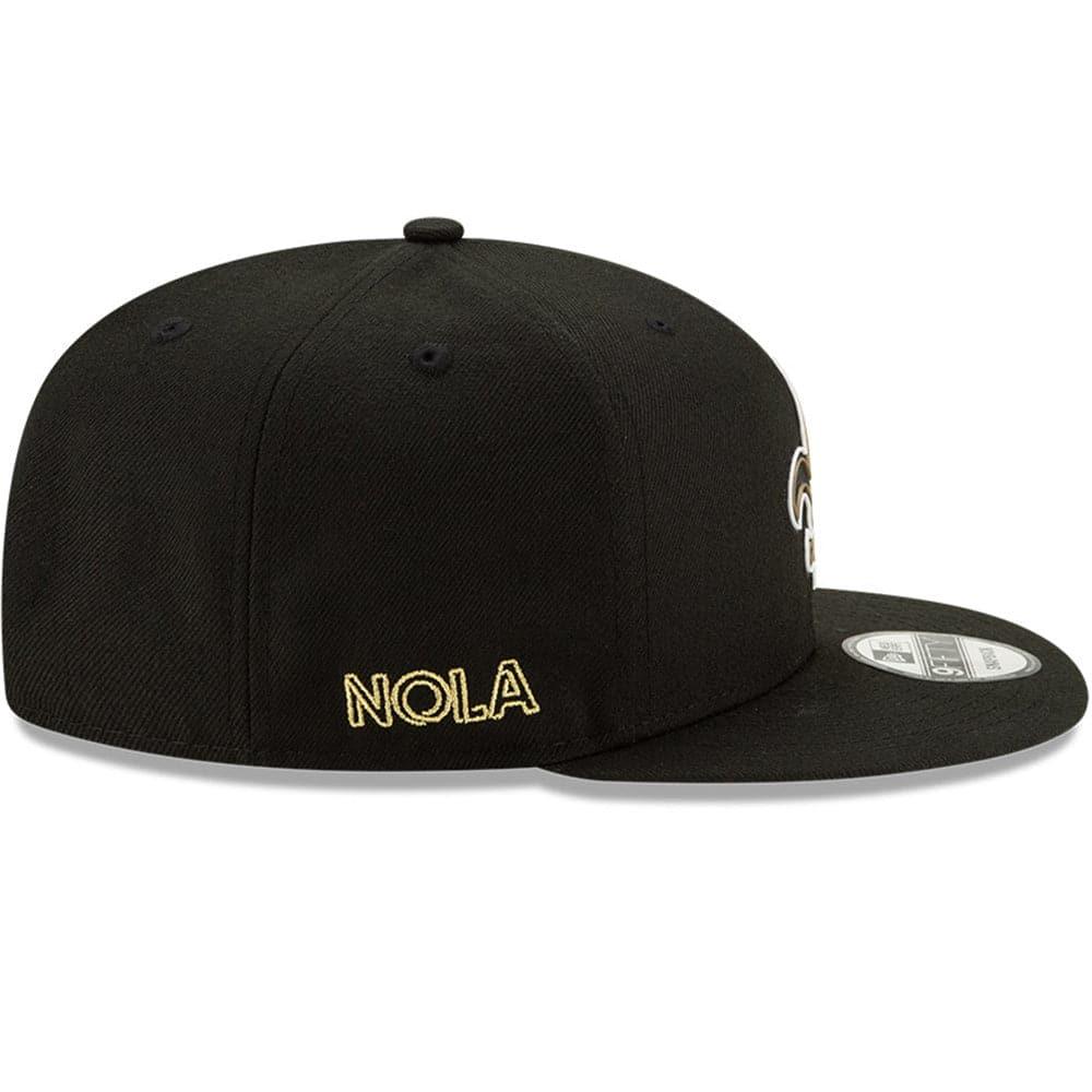 New Era Caps New Orleans Saints New Era NFL 2020 Draft 9FIFTY Snapback Hat - Black