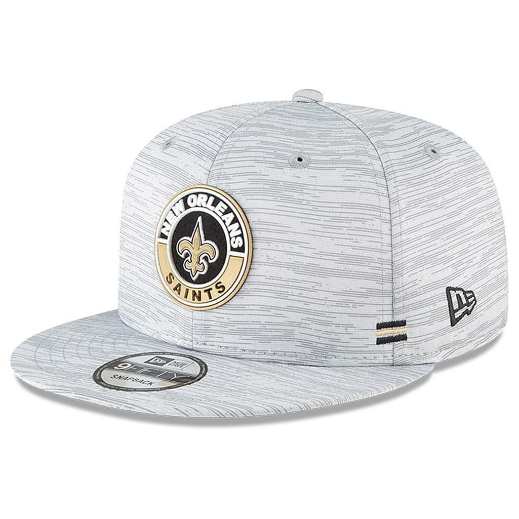 New Era Caps New Orleans Saints New Era NFL 2020 Sideline 9FIFTY Snapback Hat - Grey