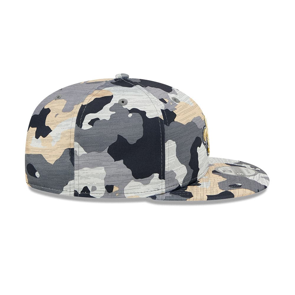 New Era Caps New Orleans Saints New Era NFL 22 Training Camp 9FIFTY Snapback Hat - Camo