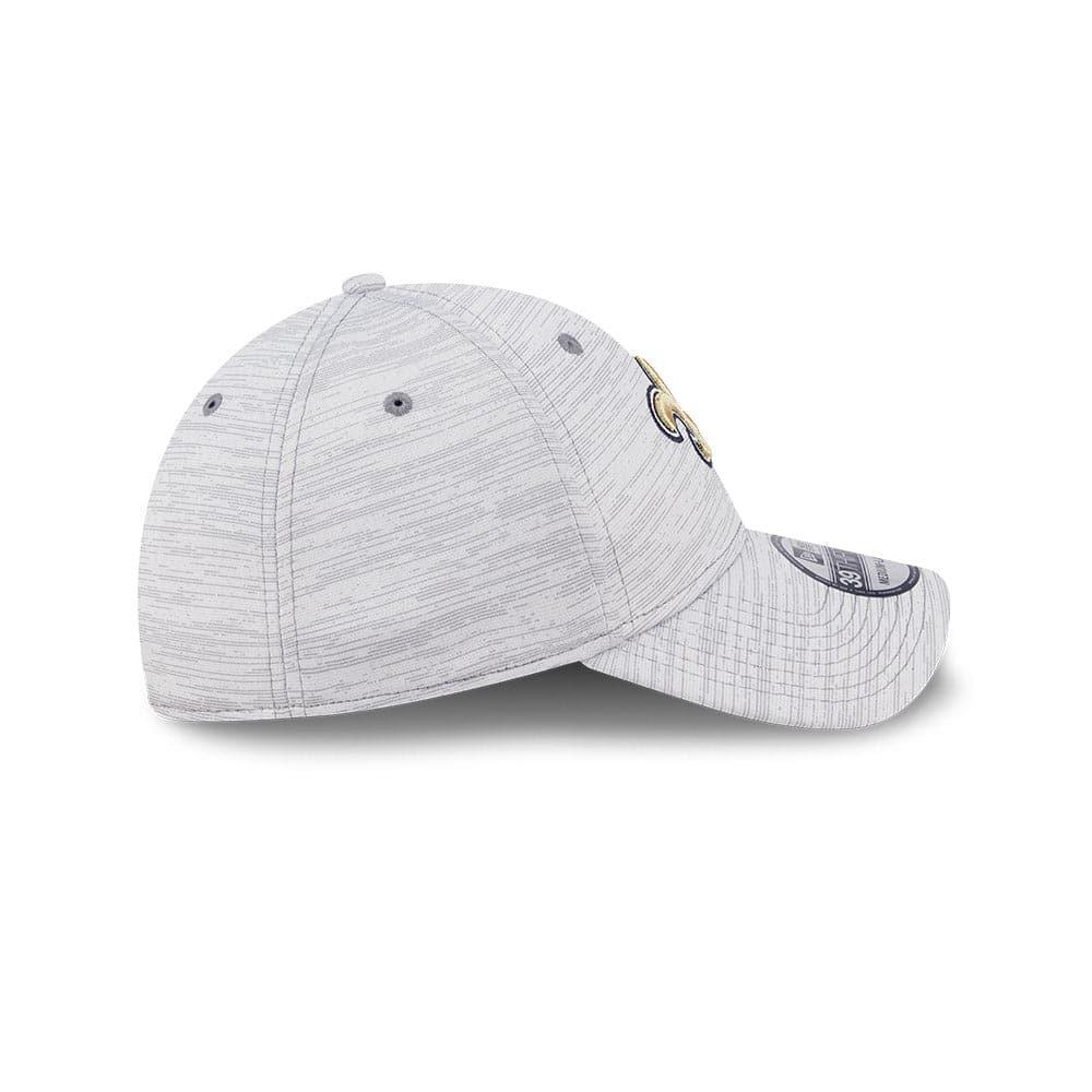 New Era Caps New Orleans Saints New Era NFL 22 Training Camp Coach 39THIRTY Stretch Fit Hat - Grey