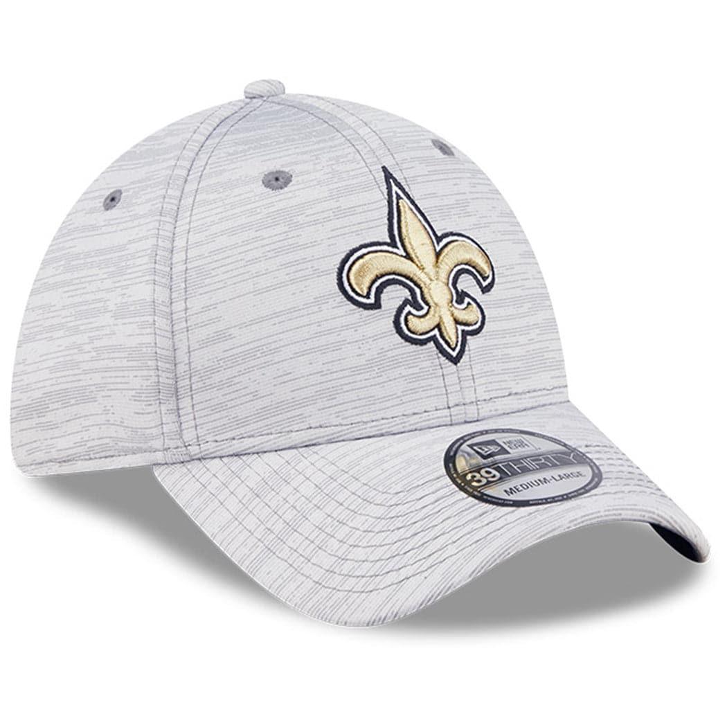 New Era Caps New Orleans Saints New Era NFL 22 Training Camp Coach 39THIRTY Stretch Fit Hat - Grey