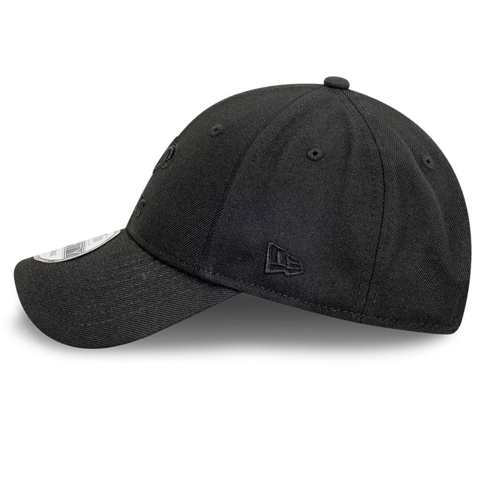 New Era Caps New Orleans Saints New Era NFL Black On Black 9FORTY Curve Snapback Hat