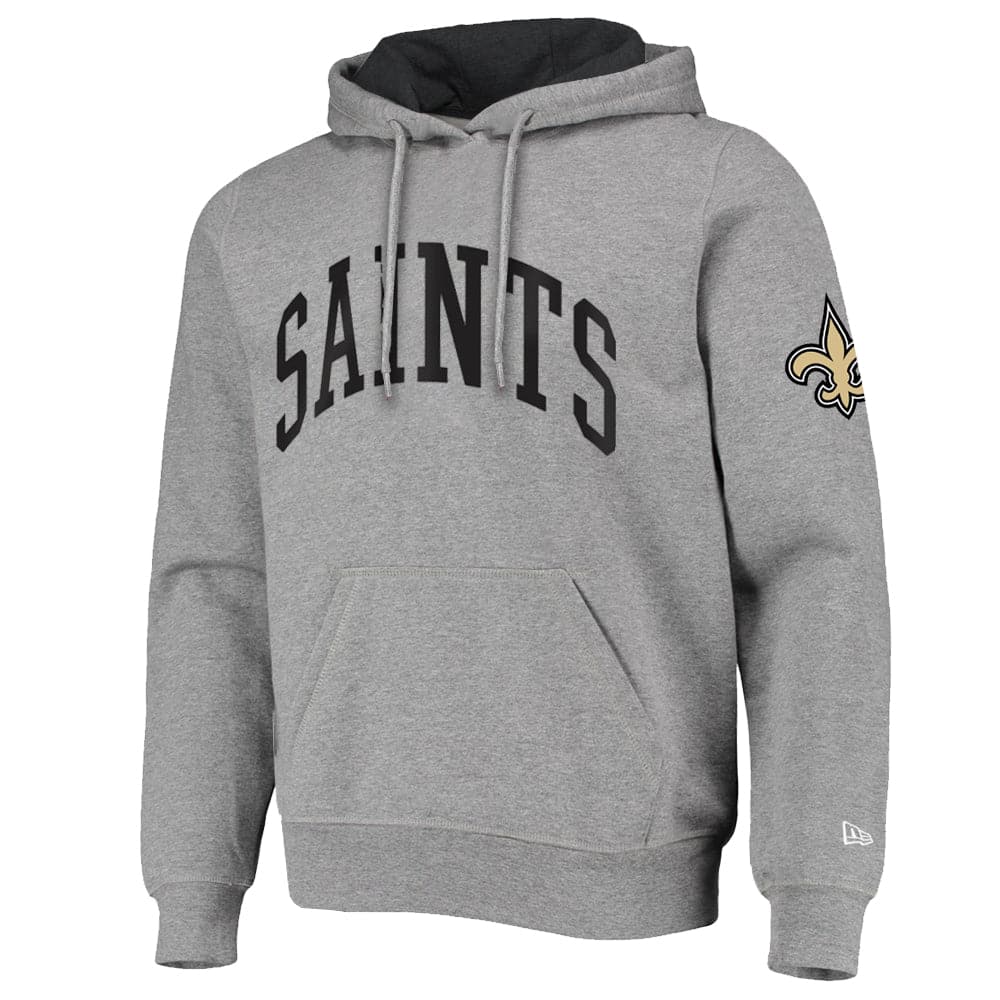 New Era Jumpers New Orleans Saints New Era NFL Block Arch Hoodie Jumper - Heather Grey