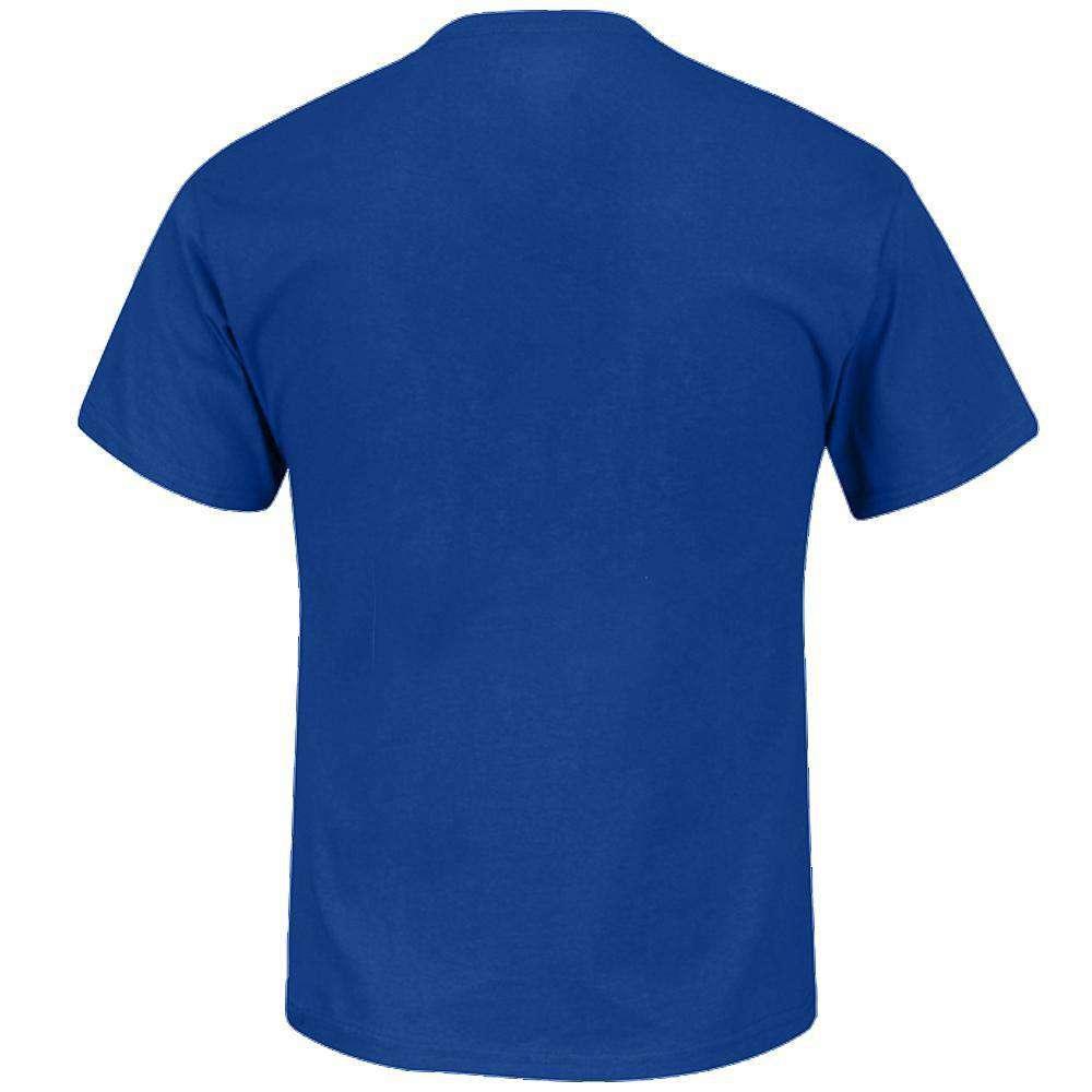 Majestic Athletic T-Shirts New York Giants Majestic NFL Critical Victory T-Shirt - Blue